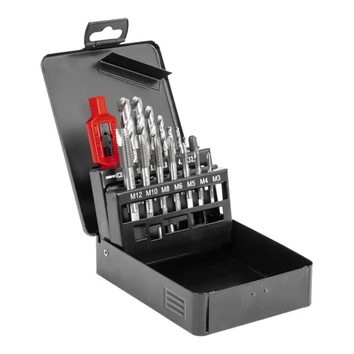 B-Ware Stier Gewindeschneidzeugsatz 15 Teilig M3 M12 Form B Hss G Gewindezubehör - 4251709626237