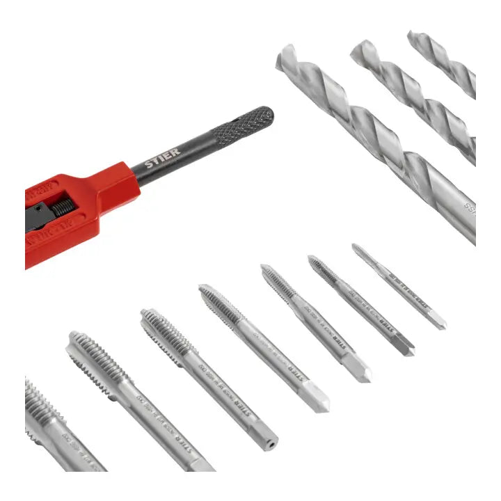 B-Ware Stier Gewindeschneidzeugsatz 15 Teilig M3 M12 Form B Hss G Gewindezubehör - 4251709626237