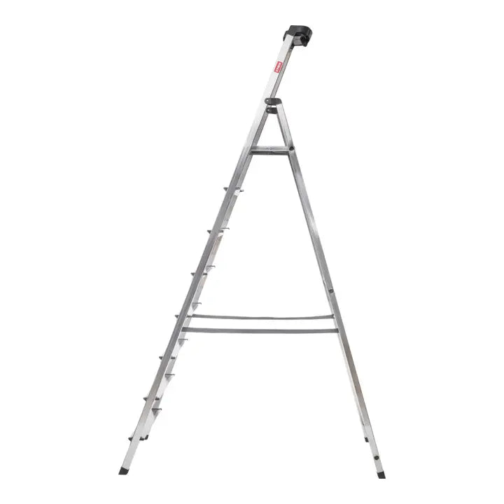 B-Ware Stier Stehleiter Trittleiter Stufenleiter 8 Stufen Einseitig Begehbar Aluminium - 4251709626978