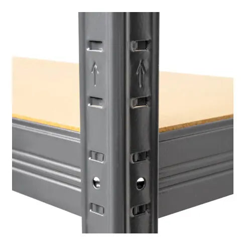 B-Ware Stier Steck Fachbodenregal Lagerregal Regal 250kg Graphitgrau 1800x1200x450mm - 4251709633082