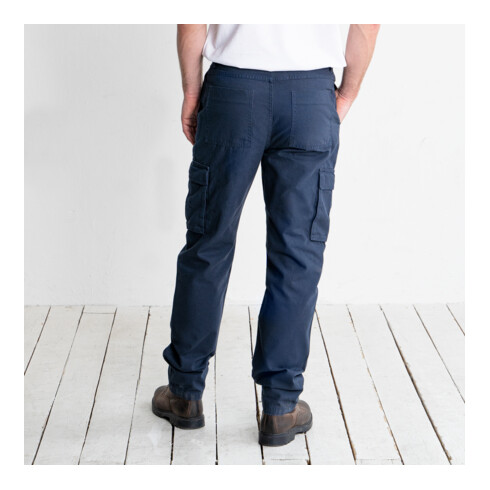 Stier Multipocket Cargo Pants Arbeitshose Essential Bci Cotton Gr. 38/34 Navy  B-Ware - 4251709638414