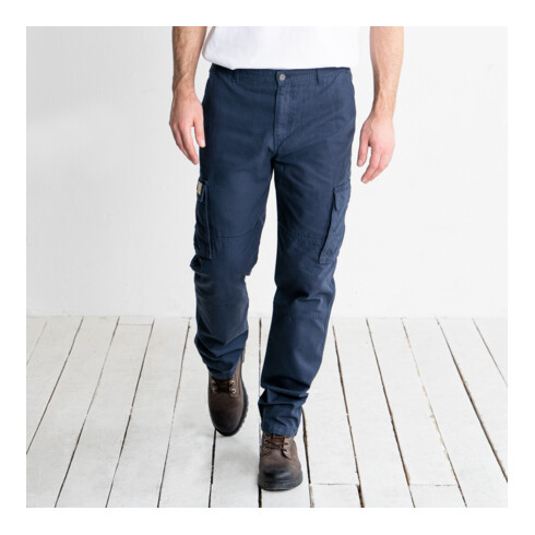 Stier Multipocket Cargo Pants Arbeitshose Essential Bci Cotton Gr. 38/34 Navy  B-Ware - 4251709638414