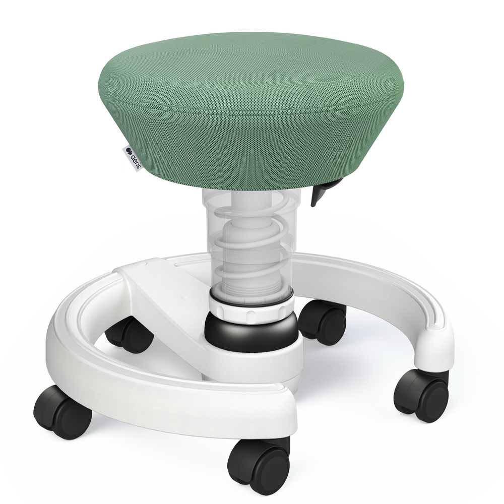 B-Ware Aeris Swoppster Stuhl Sitzmöbel Kinderstuhl Harlequin Grün Weiß Höhenverstellbar - 4251814301135