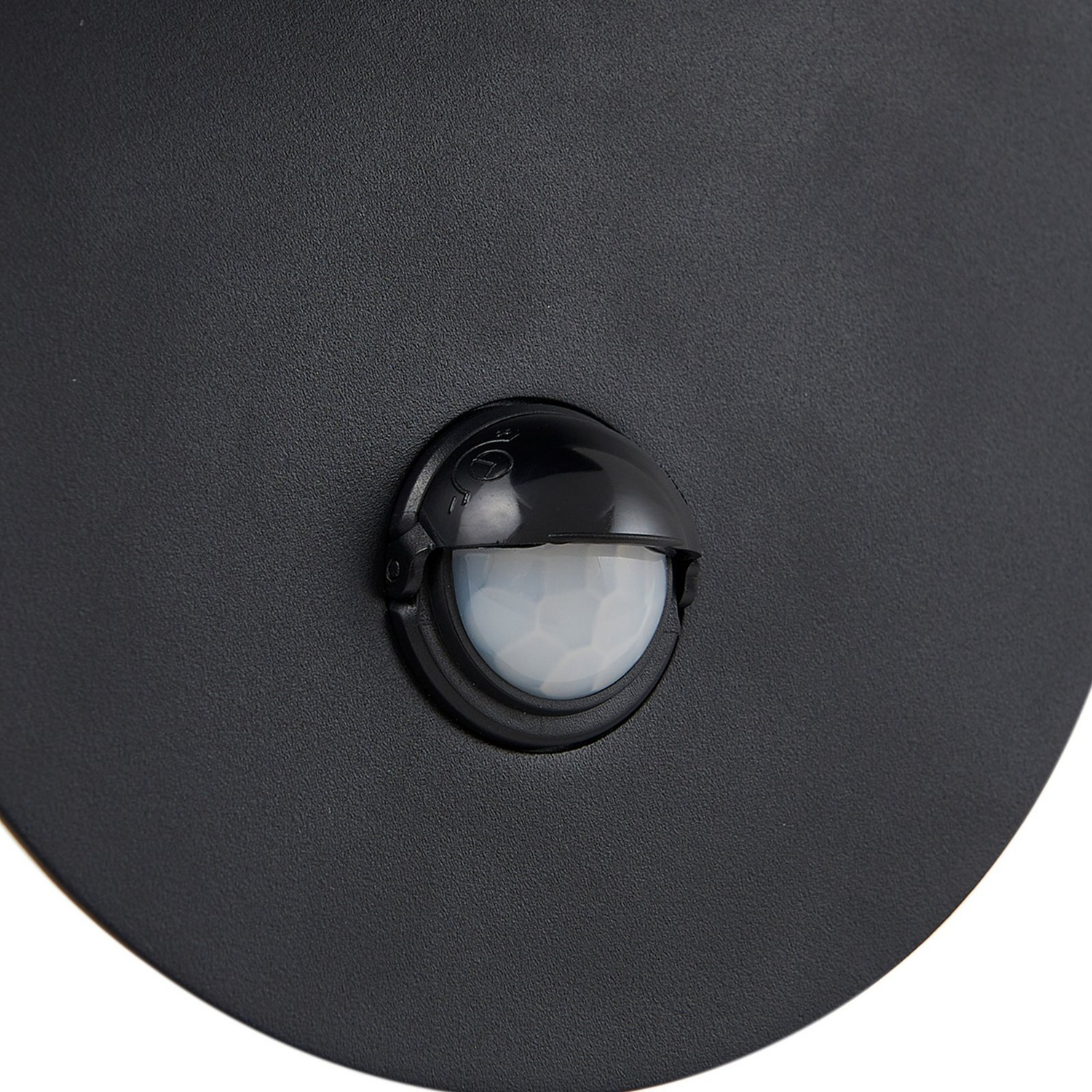 Applique murale extérieure LED Lindby, avec détecteur de mouvement, noir et blanc, aluminium, produit de seconde main.