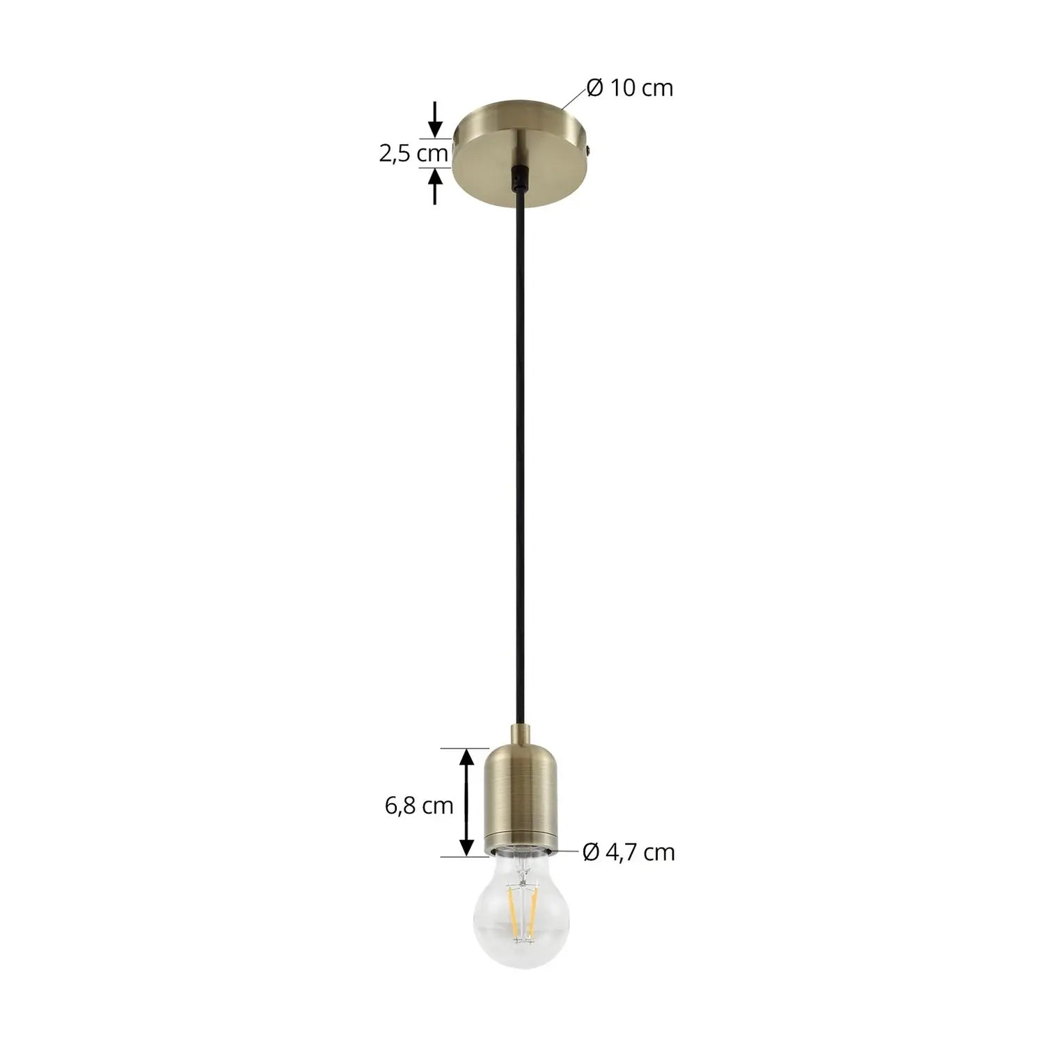 B-Ware Lindby Pendelleuchte Hängeleuchte Hattie Messing Aluminium E27 Led Wohnzimmer - 4251911797442