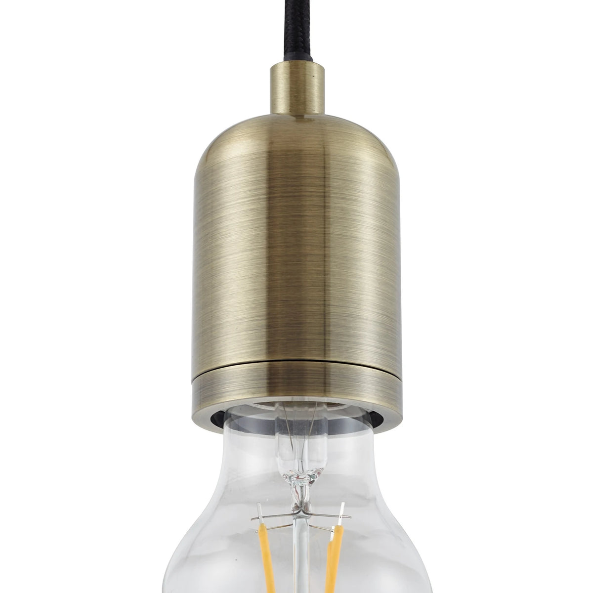 Lindby Pendelleuchte Hängeleuchte Hattie messing Aluminium E27 LED Wohnzimmer - 4251911797442