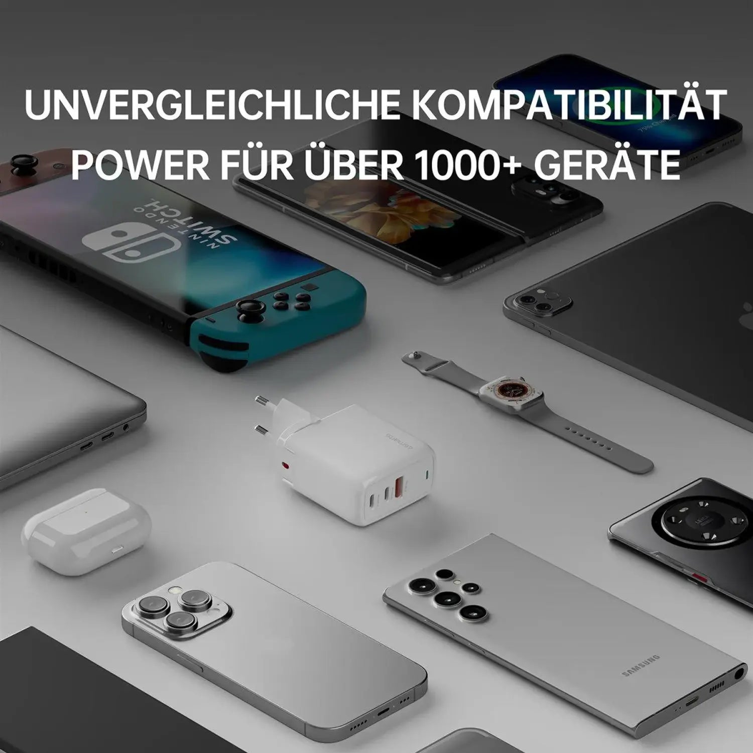 B-Ware 4 Smarts Ladegerät Netzteil Ga N Flex Usb Ladestation 2x Usb C 1x Usb A Weiß 65 W - 4252011903863