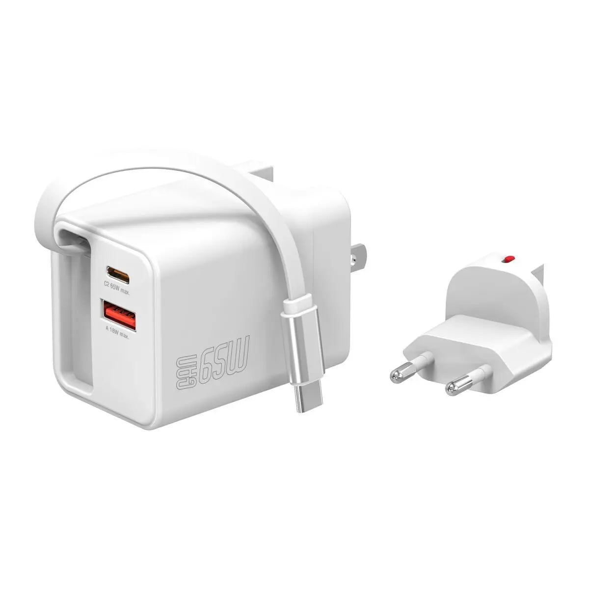 B-Ware 4smarts Netzladegerät Ladegerät Usb C Ga N Flex Jojo Kabel Weiß Reiseadapter 65 W - 4252011911738
