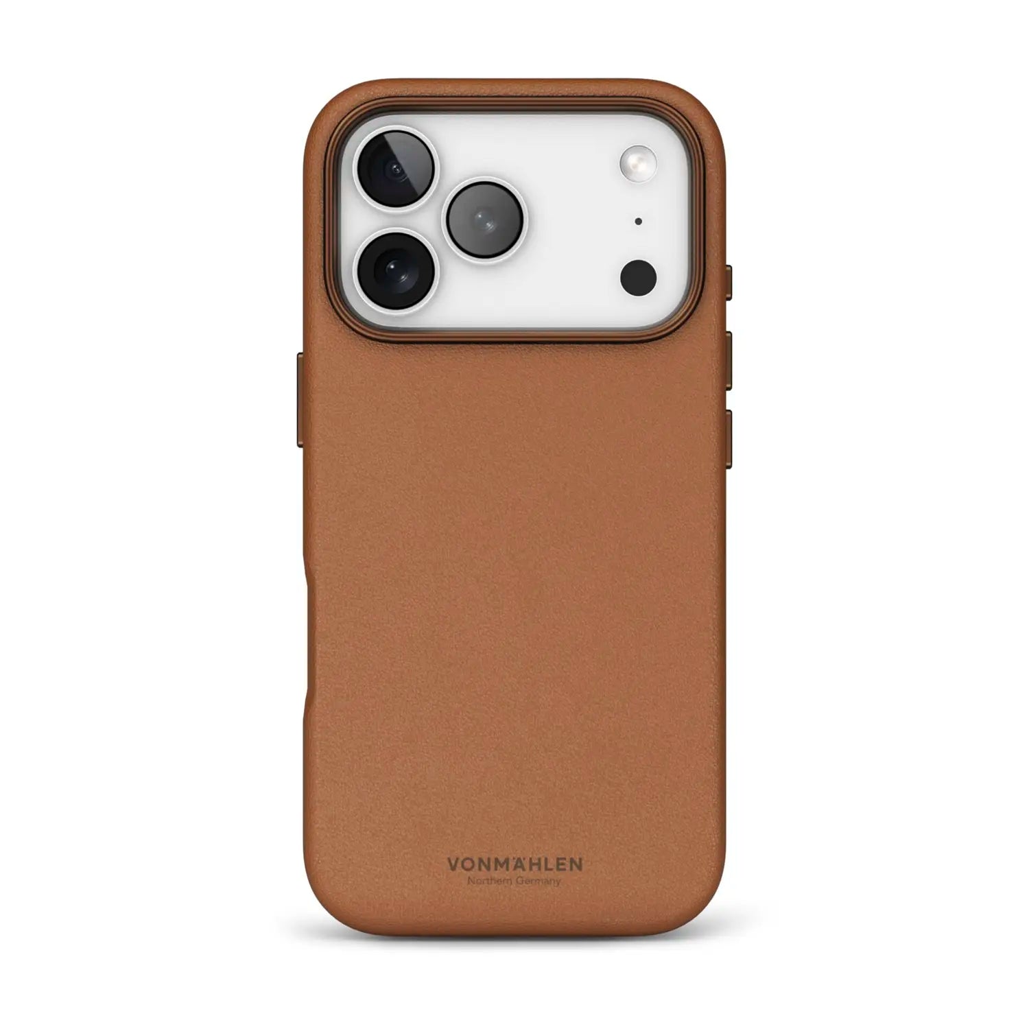B-Ware Vonmählen Schutzhülle Cover Apple I Phone 17 Pro Like Leather Case Braun - 4255591528679