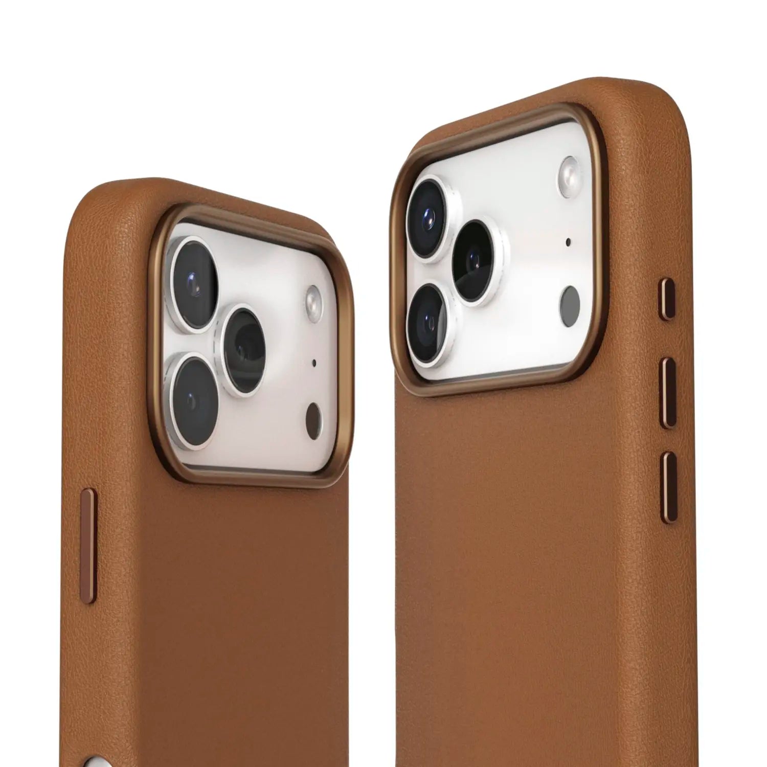 B-Ware Vonmählen Schutzhülle Cover Apple I Phone 17 Pro Like Leather Case Braun - 4255591528679