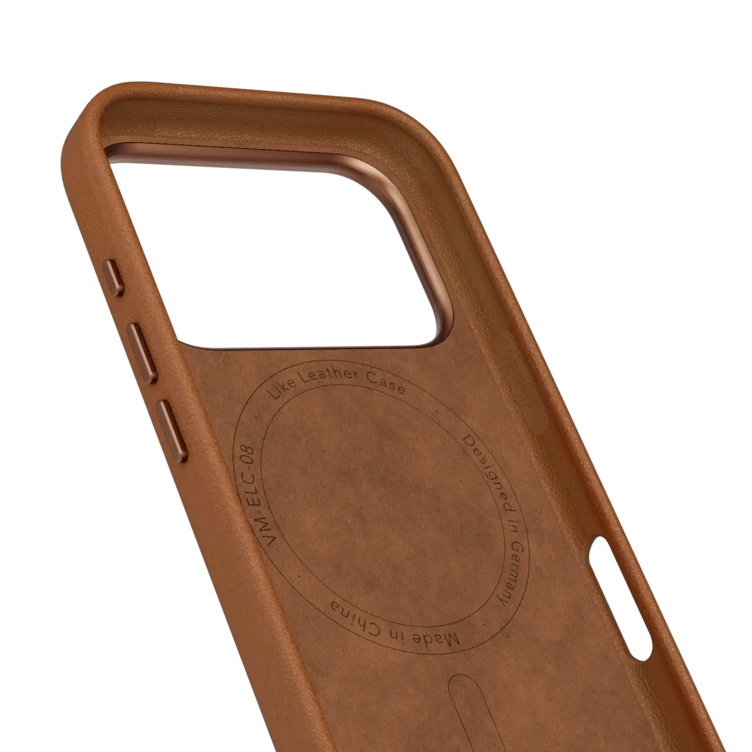 B-Ware Vonmählen Schutzhülle Cover Apple I Phone 17 Pro Like Leather Case Braun - 4255591528679