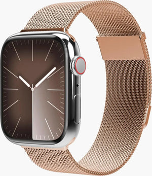 B-Ware Vonmählen Armband Uhrband Watch Strap Milanese Loop 2 Apple Watch Edelstahl Rosa