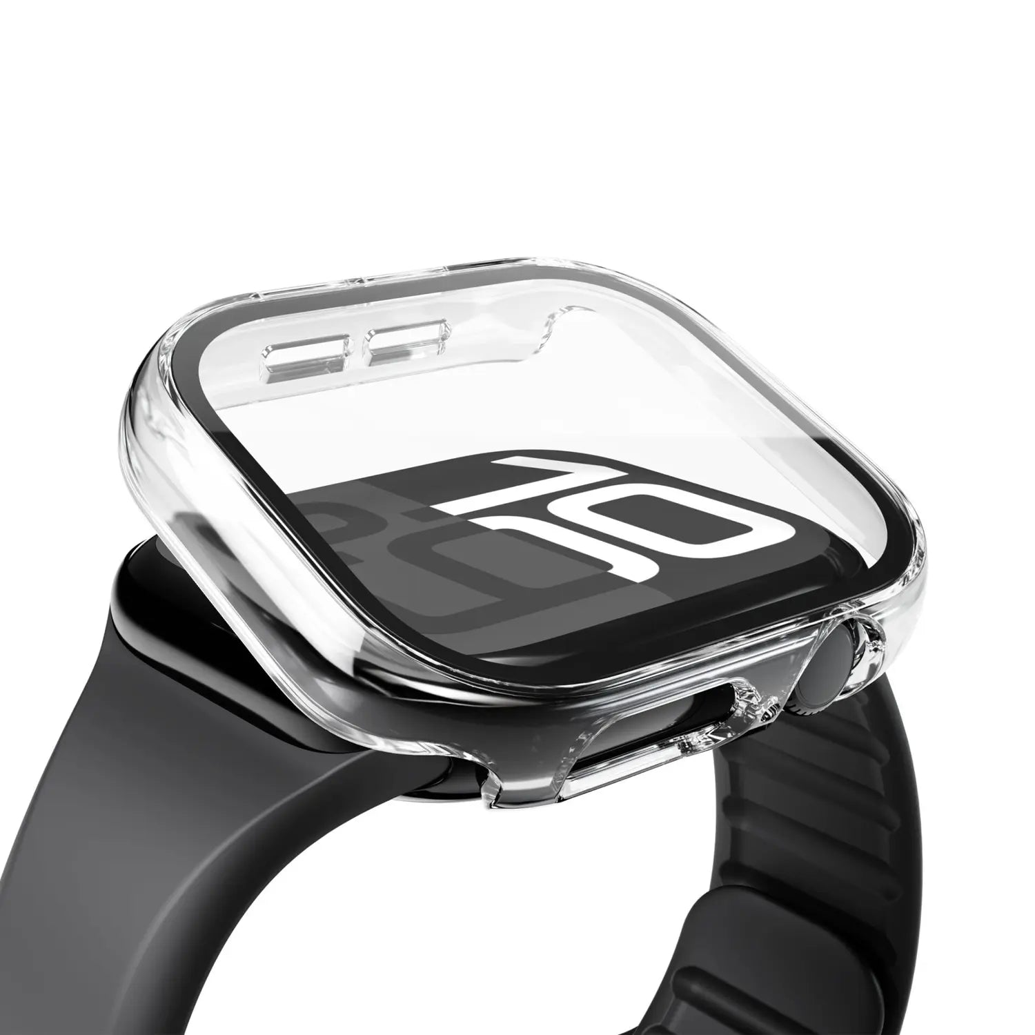 B-Ware Vonmählen Thin Hülle Case Apple Watch Uhr Schutzhülle Transparent Series 10 46mm - 4255591570661