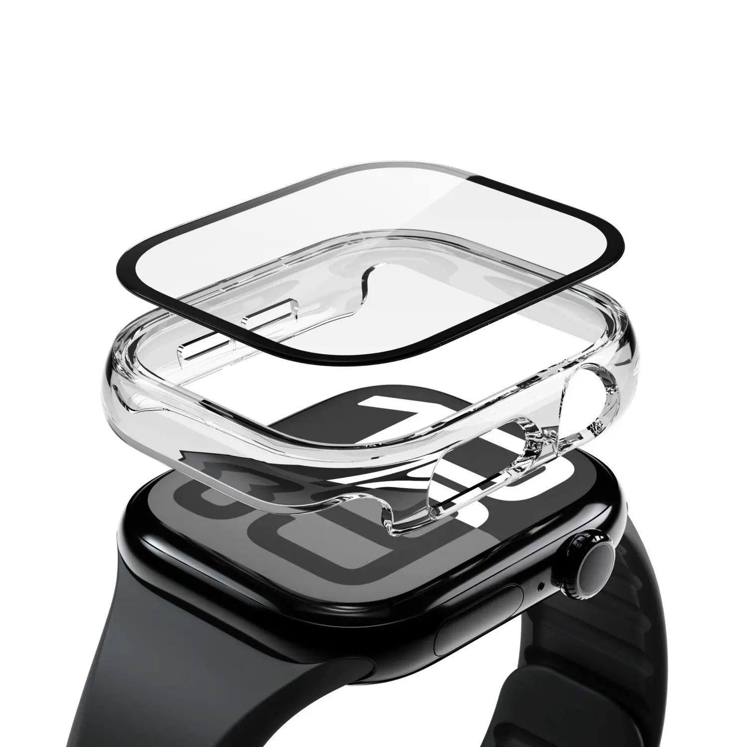 B-Ware Vonmählen Thin Hülle Case Apple Watch Uhr Schutzhülle Transparent Series 10 46mm - 4255591570661
