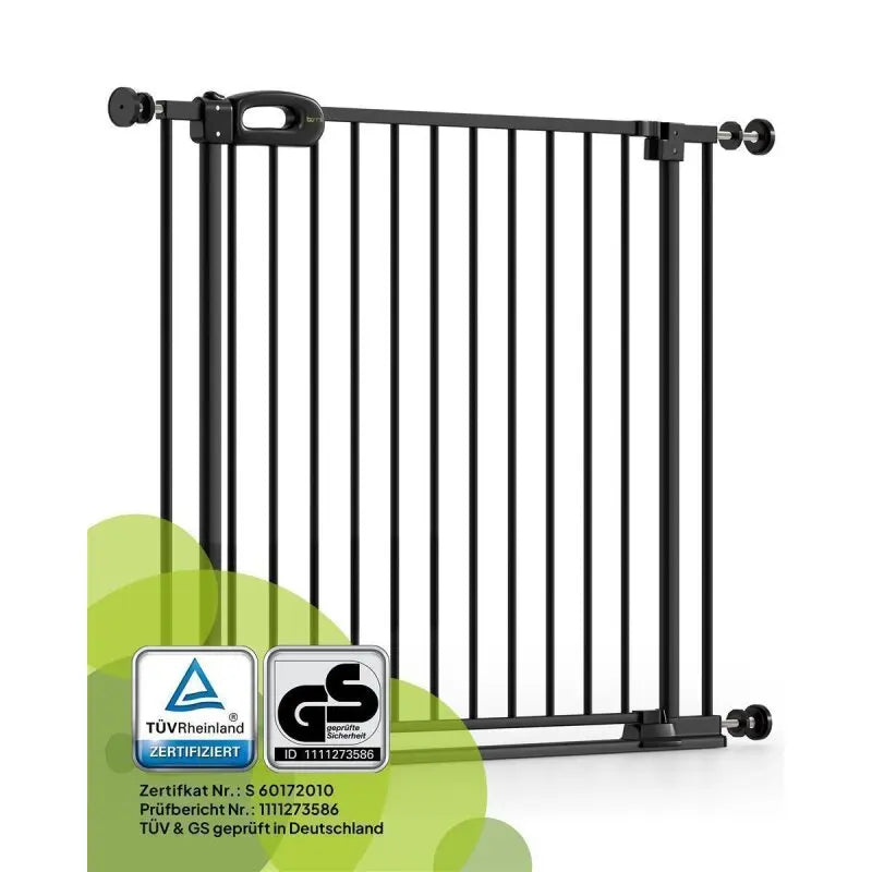 B-Ware Bomi Türschutzgitter Treppengitter Kindergitter Merle Extra Flach 79 87 Cm Xxl - 4255598315142