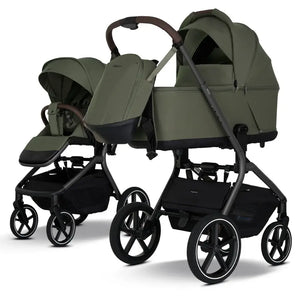 B-Ware My Junior Kombikinderwagen Kinderwagen Mavi Olive Green Babywanne Sportsitz Set