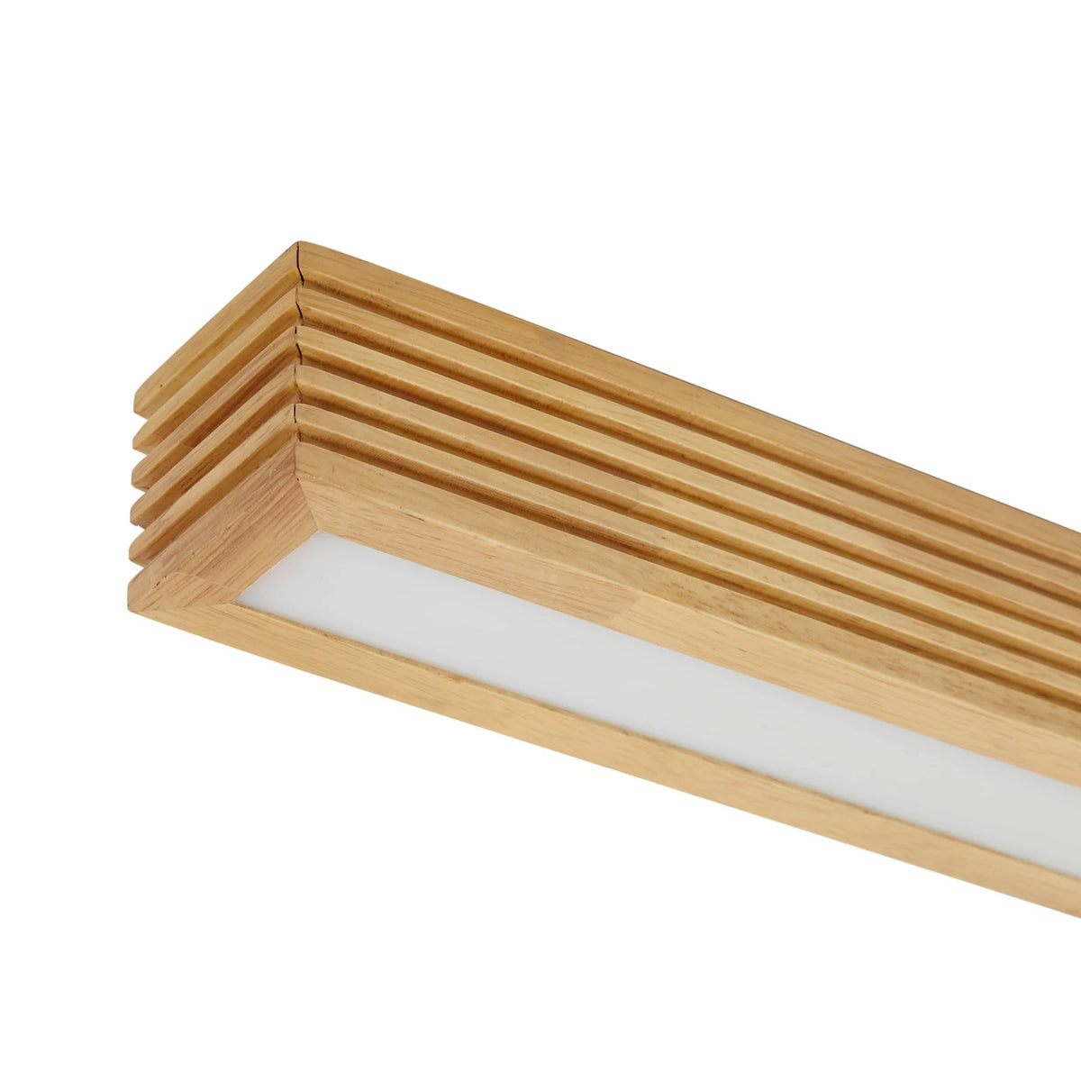 Lucande Deckenleuchte Lampe LED Eiche hellbraun Emara dimmbar Wohnzimmer Holz - 4255830900808
