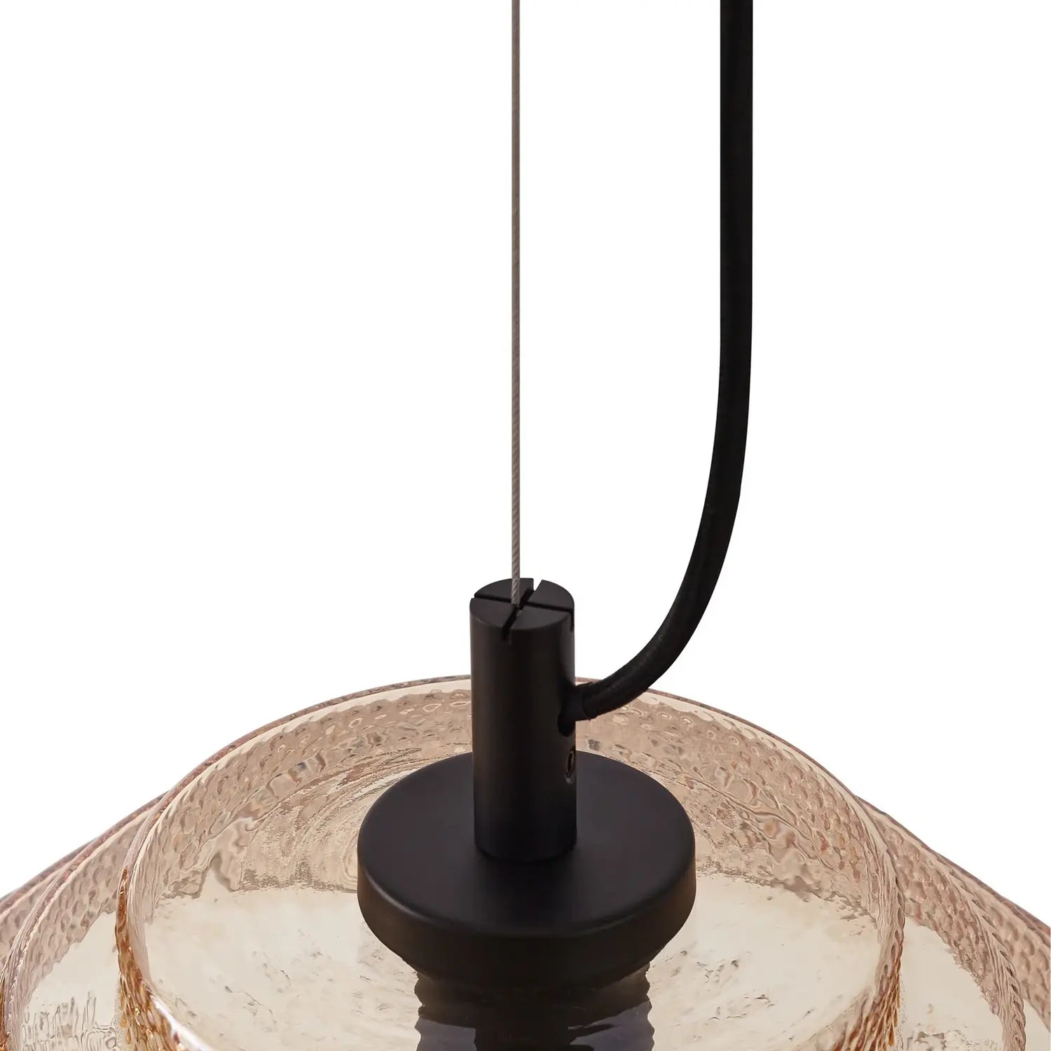 B-Ware Lindby Pendelleuchte Hängelampe Orliana Amber Glas Esszimmer ø 35 Cm E27 Led - 4255830902079