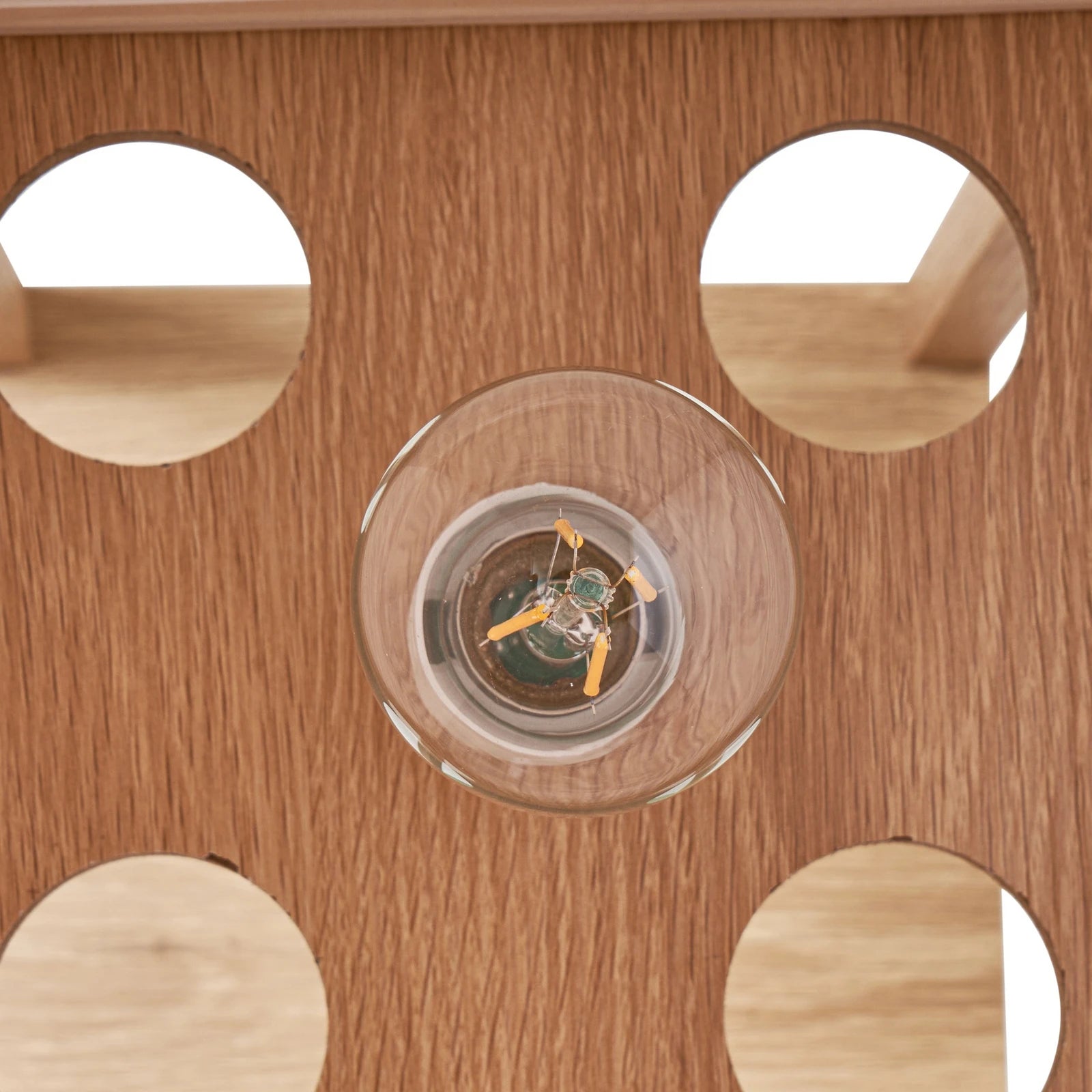 Lindby Stehleuchte Lampen Birta Regal Holz holzfarben weiß Textil Kiefernholz - 4255830903175