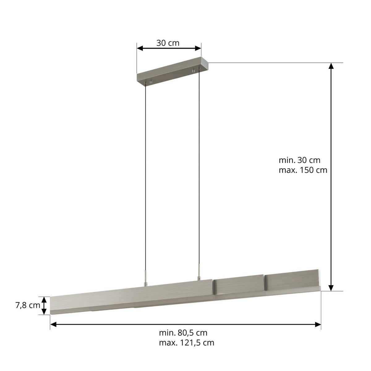 Lucande Pendelleuchte Hängeleuchte LED Leuchte Aluminium Torven SIEHE TEXT/FOTO - 4255830903625