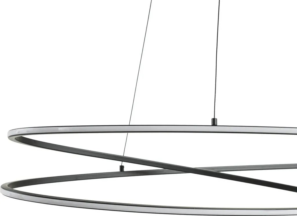 Lucande LED Hängeleuchte Pendelleuchte Beleuchtung schwarz dimmbar 100cm855 - 4255830903779