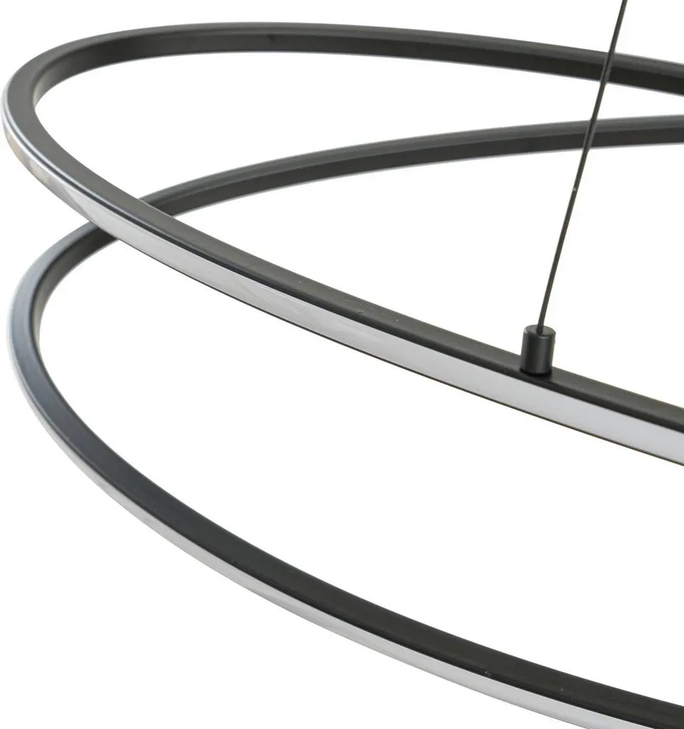 Lucande LED Hängeleuchte Pendelleuchte Beleuchtung schwarz dimmbar 100cm855 - 4255830903779