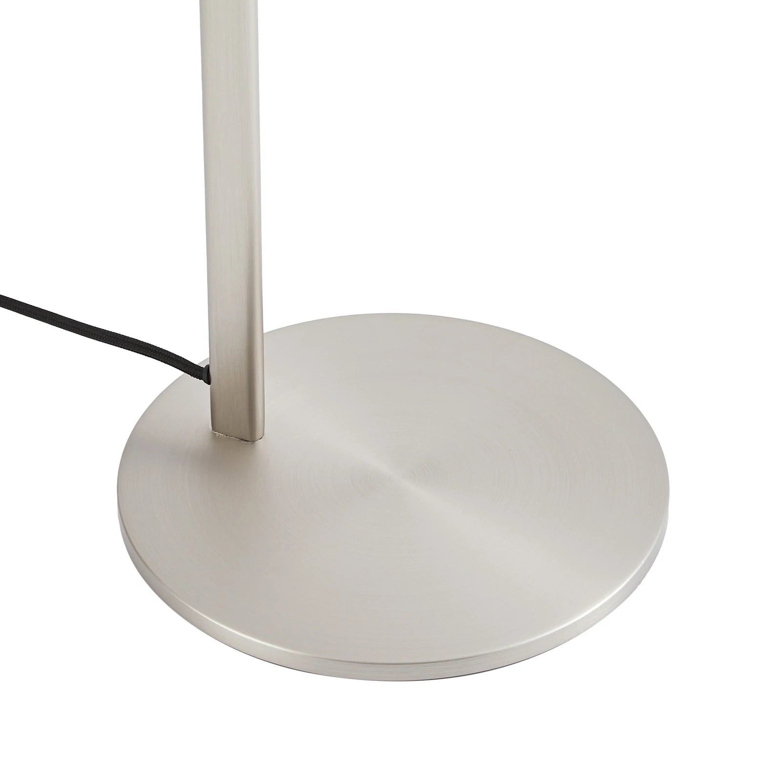 Lucande Stehleuchte Standlampe Silka Metall Nickel Schalter Wohnzimmer Büro E27 - 4255830904844