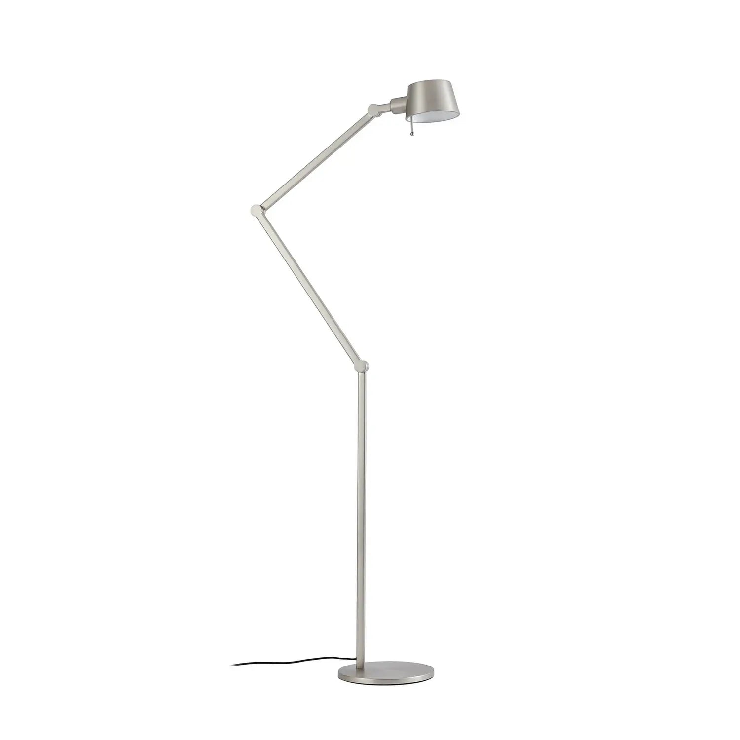 B-Ware Lucande Stehleuchte Standleuchte Silka Nickel Metall Verstellbar E27 216 Cm - 4255830904851