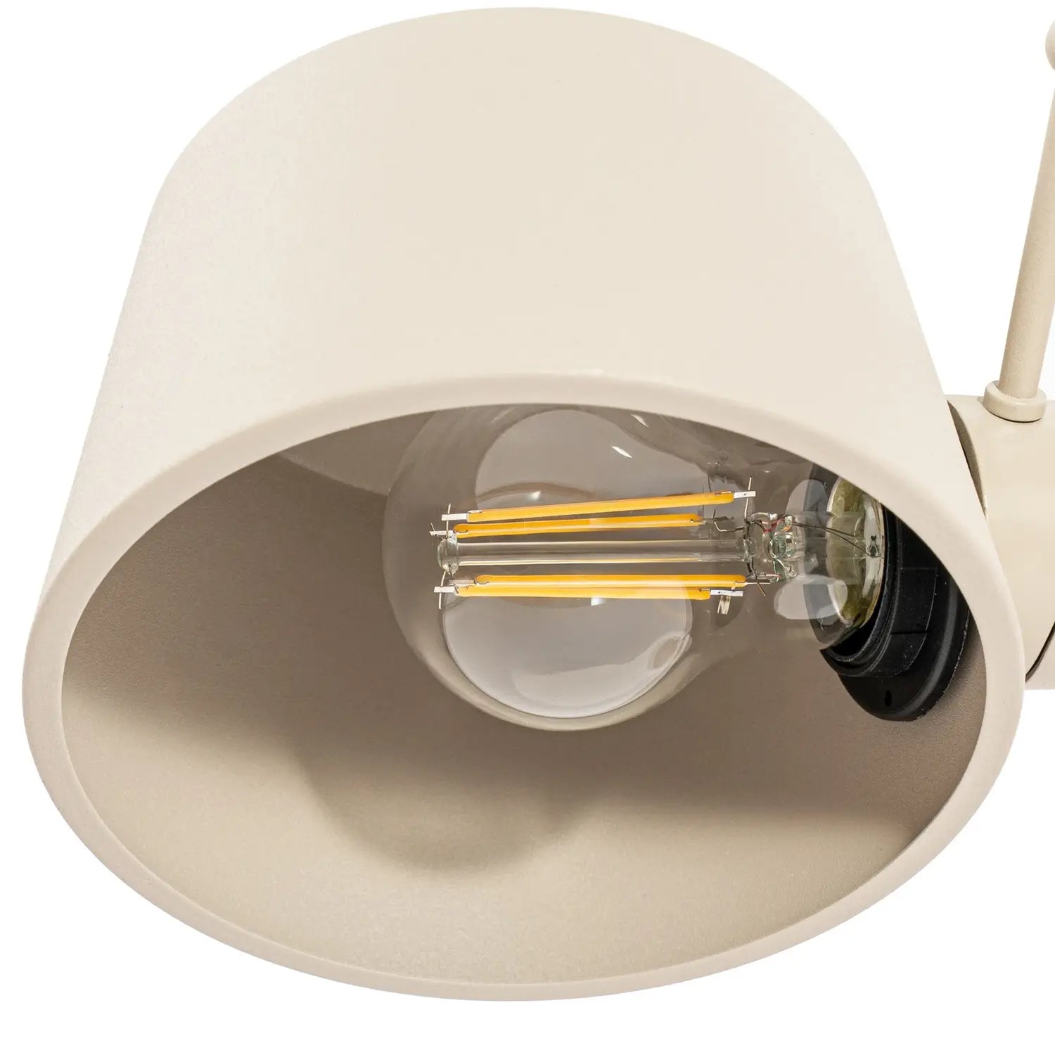 B-Ware Lucande Tischleuchte Lampe Silka Leuchte Metall Beige Verstellbar E27 Led 93 Cm - 4255830904875