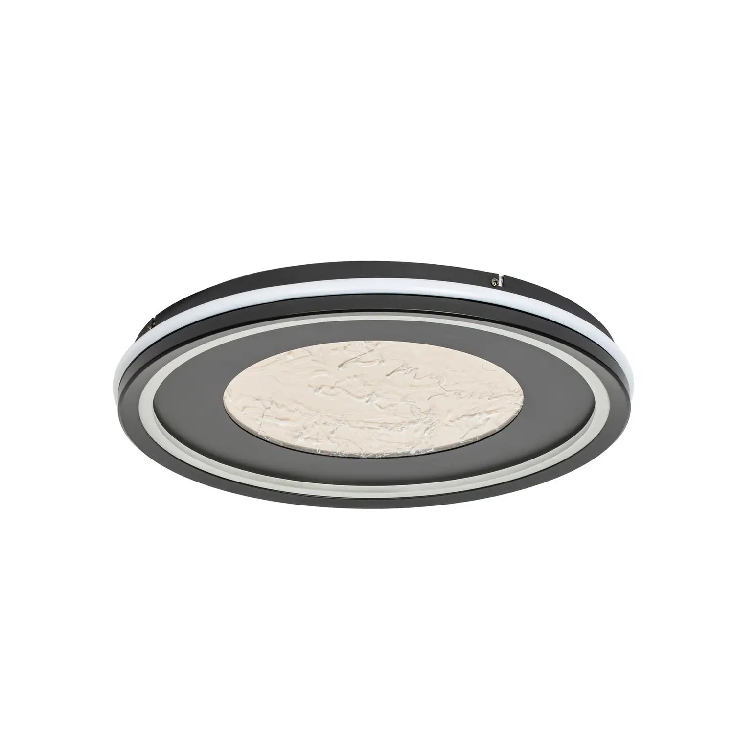 B-Ware Lucande Deckenleuchte Deckenlampe Led Tillian Schwarz Gold Dimmbar 50cm Warmweiß - 4255830906428