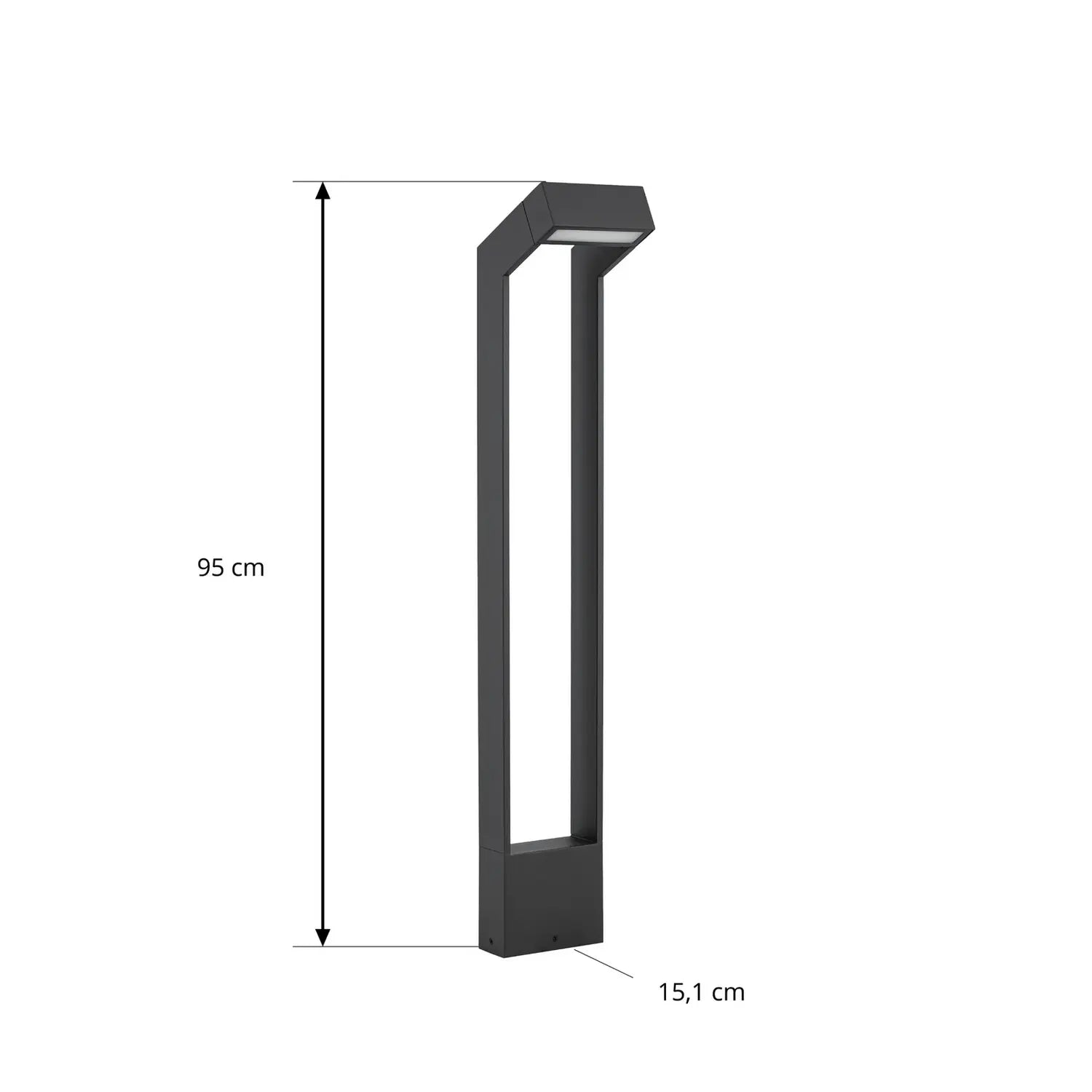 B-Ware Arcchio Wegeleuchte Wegelampe Led Dunkelgrau Gartenleuchte Außenleuchte Glas - 4255830906596