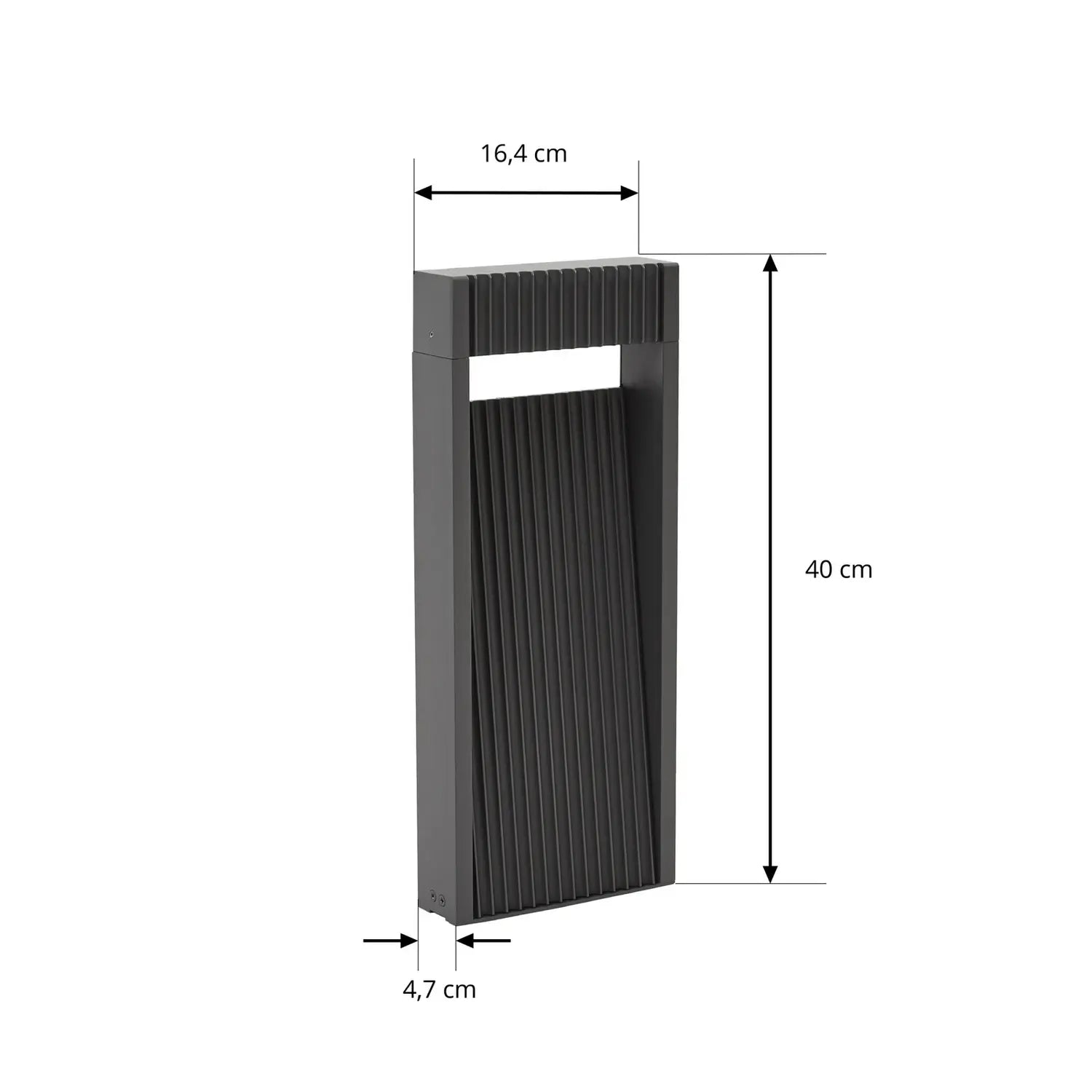 B-Ware Lucande Sockelleuchte Wegeleuchte Led Tavion Anthrazit Aussenleuchte 40 Cm - 4255830907074