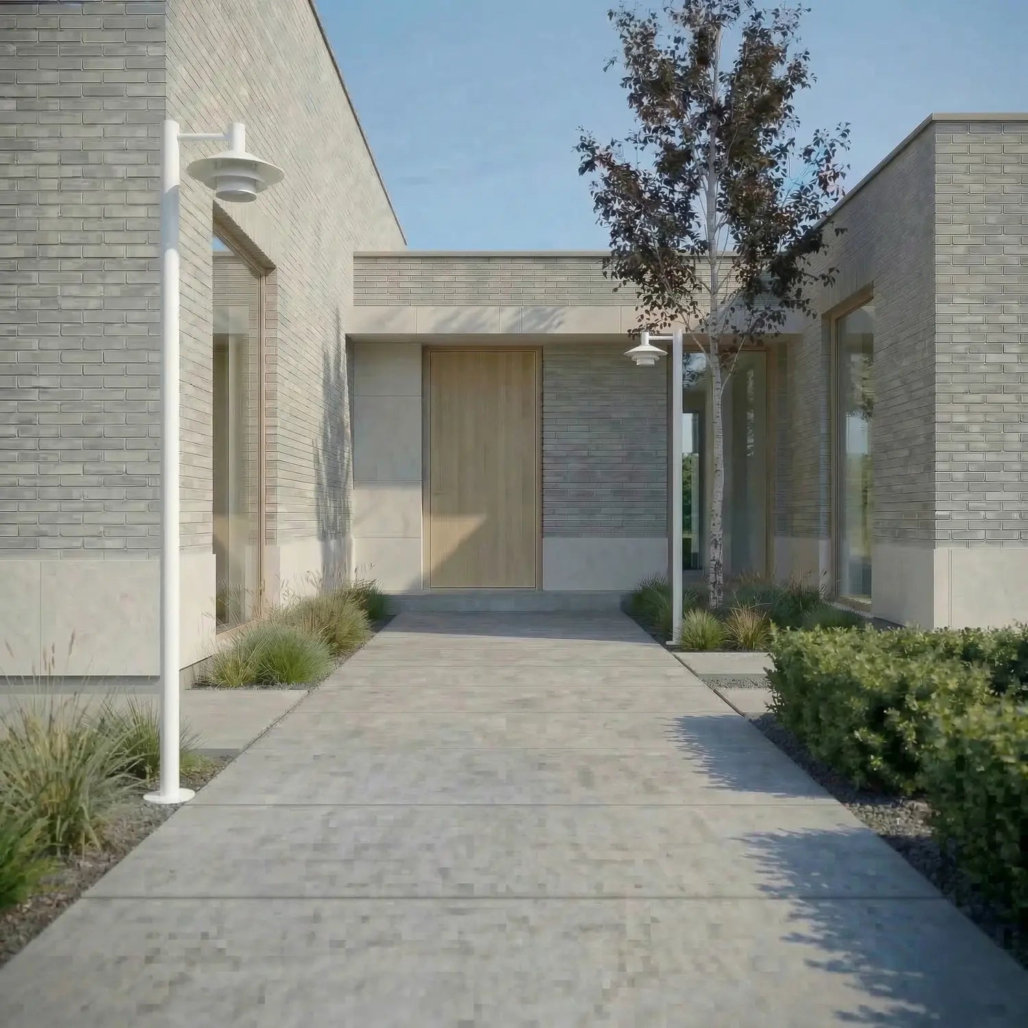 B-Ware Lucande Außenleuchte Außenlampe Led Montaro Weiß Aluminium Polycarbonat Ip54 - 4255830908736