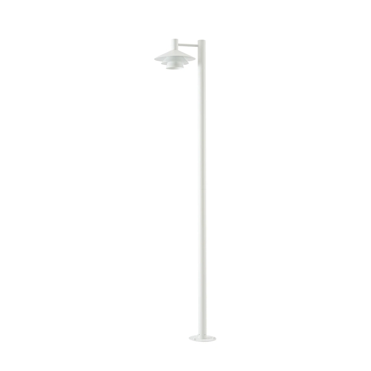 Lucande Außenleuchte Außenlampe LED Montaro Weiß Aluminium Polycarbonat IP54 - 4255830908736