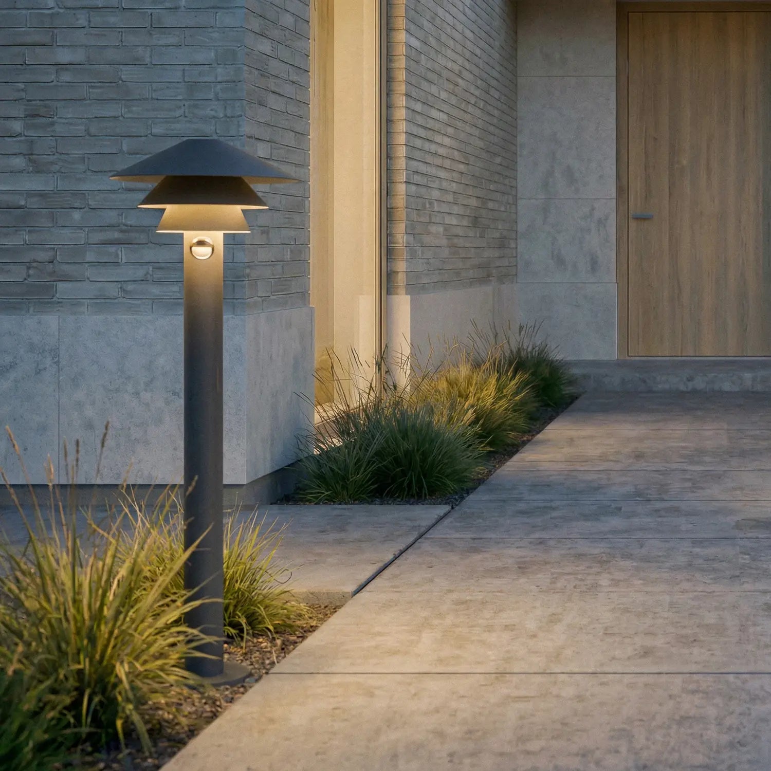 B-Ware Lucande Wegeleuchte Wegelampe Led Sensor Anthrazit Aluminium 110 Cm Außenlampe - 4255830908781