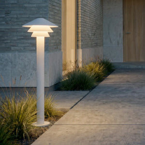 B-Ware Lucande Wegeleuchte Wegelampe Led Außenleuchte Gartenleuchte Weiß Ip54