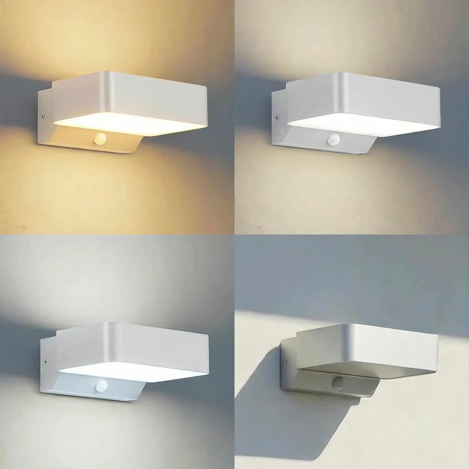 B-Ware Lindby Außenwandleuchte Wandleuchte Fando Led Sensor Silber Matt Aluminium Ip44 - 4255830909030
