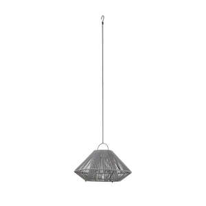 B-Ware Lindby Hängeleuchte Pendelleuchte Led Solarleuchte Grau Usb Ip54 Balkon Terrasse