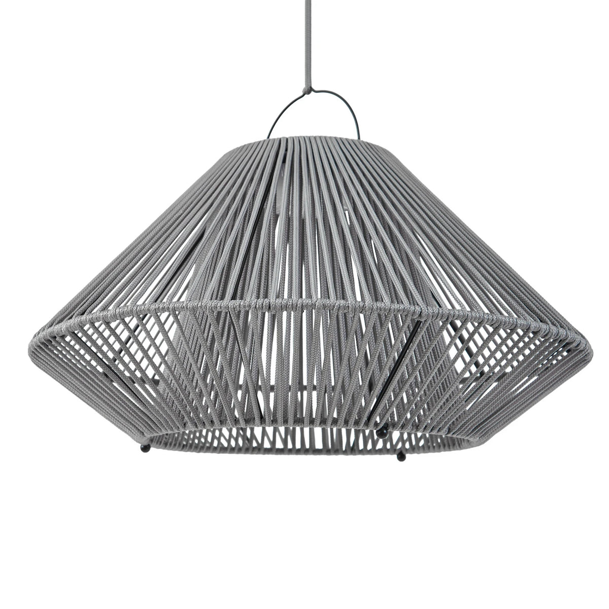 Lindby Hängeleuchte Pendelleuchte LED Solarleuchte Grau USB IP54 Balkon Terrasse - 4255830909467