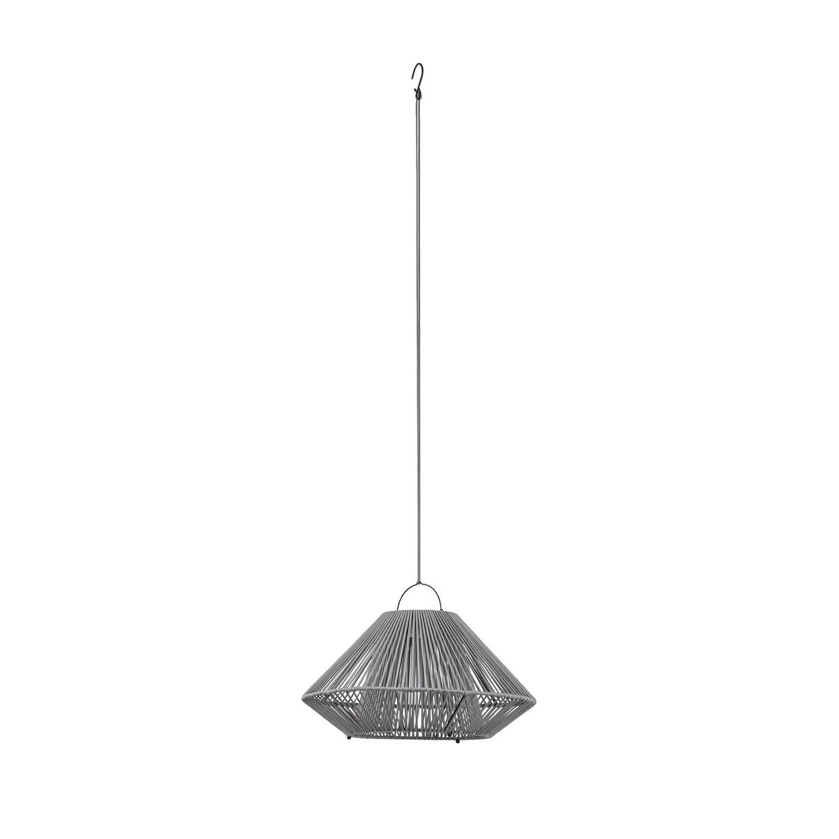 Lindby Hängeleuchte Pendelleuchte LED Solarleuchte Grau USB IP54 Balkon Terrasse - 4255830909467
