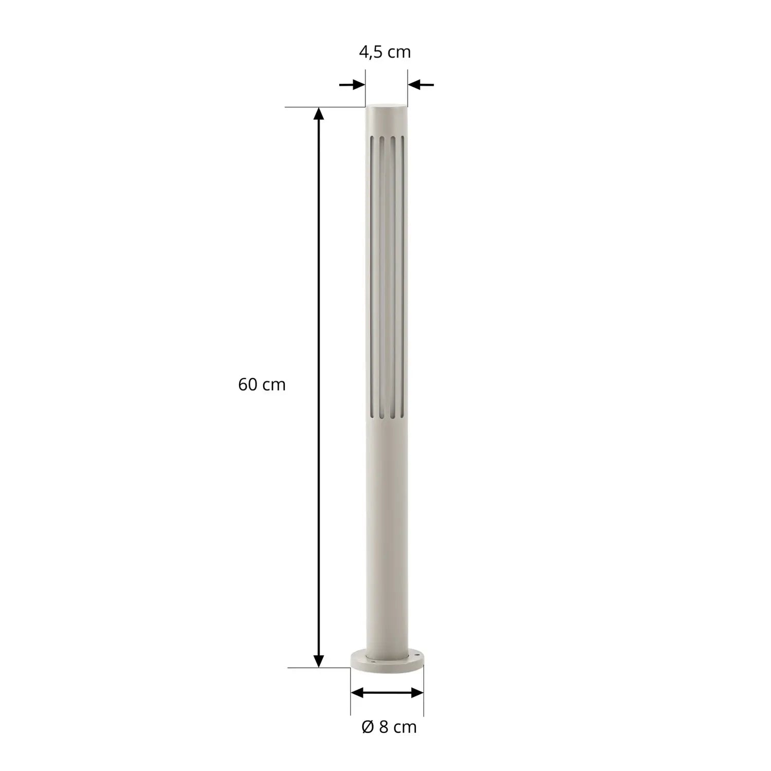 B-Ware Lindby Wegeleuchte Wegelampe Led Fjorya Grau Aluminium Außenbeleuchtung 60 Cm - 4255830909542
