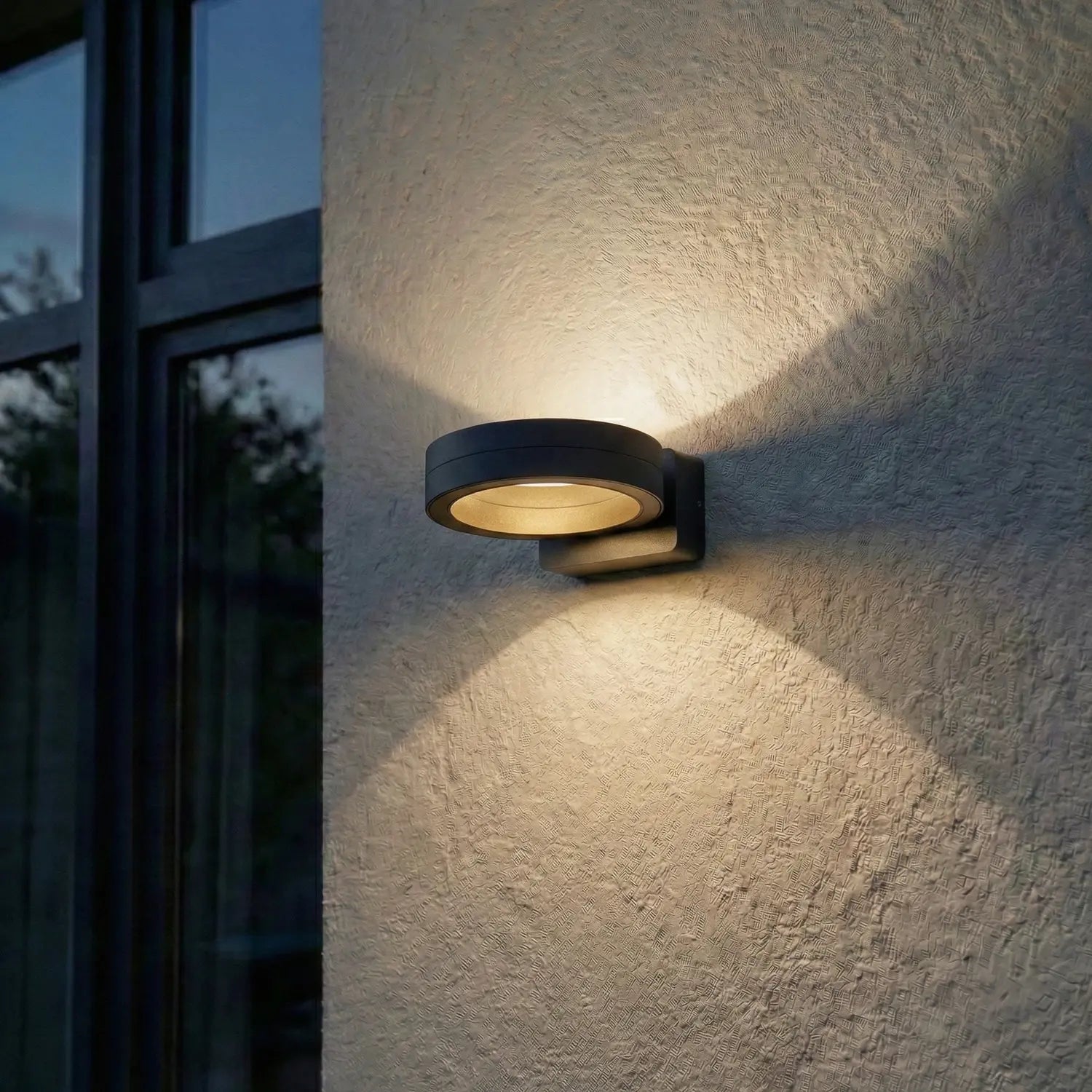 B-Ware Lindby Außenwandleuchte Wandlampe Led Selviro Anthrazit Aluminium 20 Cm Ip65 - 4255830909764