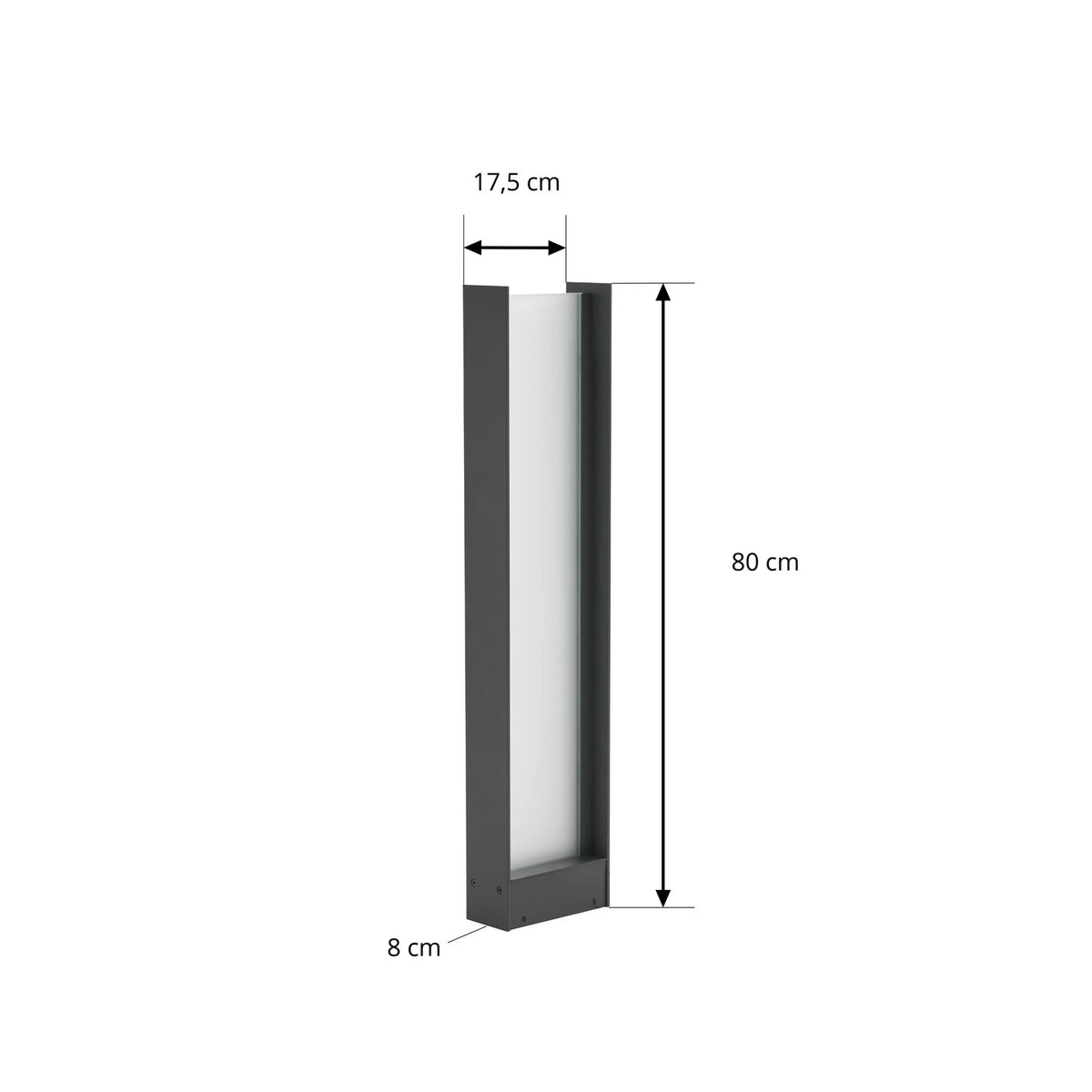 Leuchte Außenlampe Wegelampe Lindby LED schwarz IP65 Hausnummer - 4255830910326
