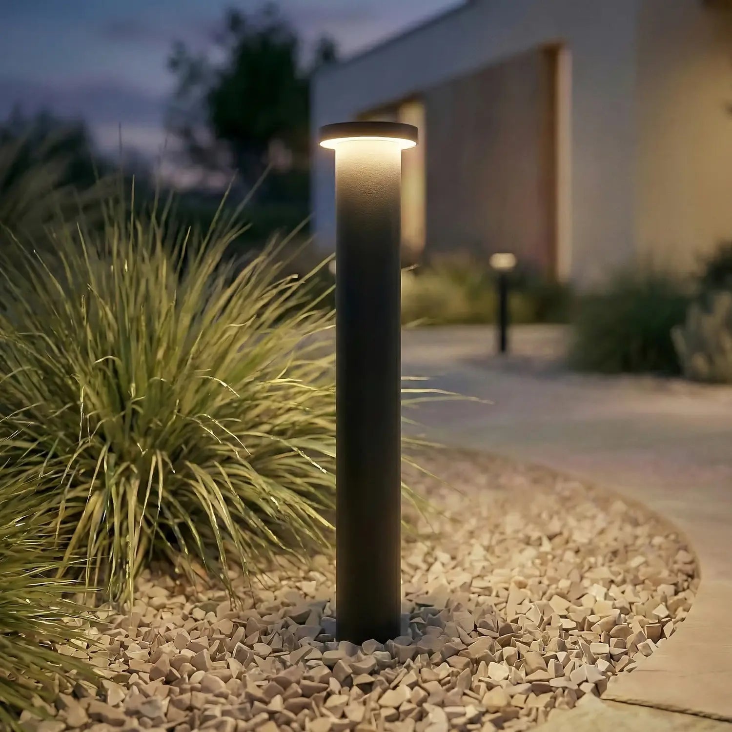 B-Ware Lindby Wegeleuchte Gartenleuchte Led Schwarz Aluminium Außenleuchte Cirel Ip65 - 4255830911514