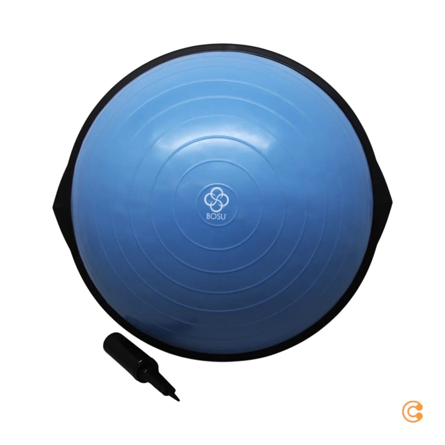 B-Ware Bosu Ball Balancetrainer Gymnastikball Training Home Blau 65 Cm Workout Fitness - 4260071634627
