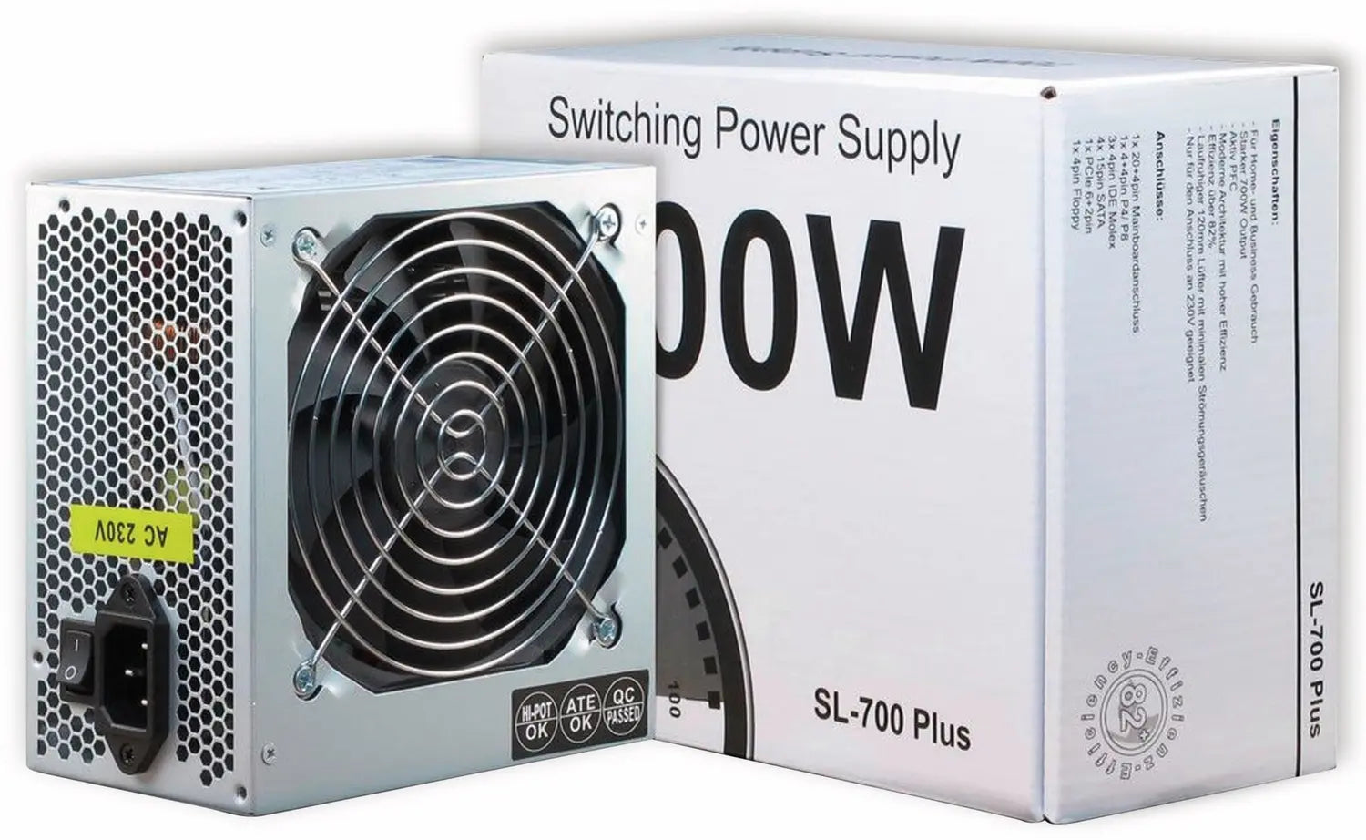 B-Ware Inter Tech Pc Netzteil Stromversorgung Atx 700 W Leistungsstarkes Computergerät - 4260133129115