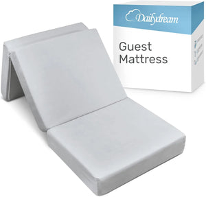 B-Ware Dailydream Gästematratze Faltbett Schaumstoffmatratze 120x195x14cm Viskoseauflag