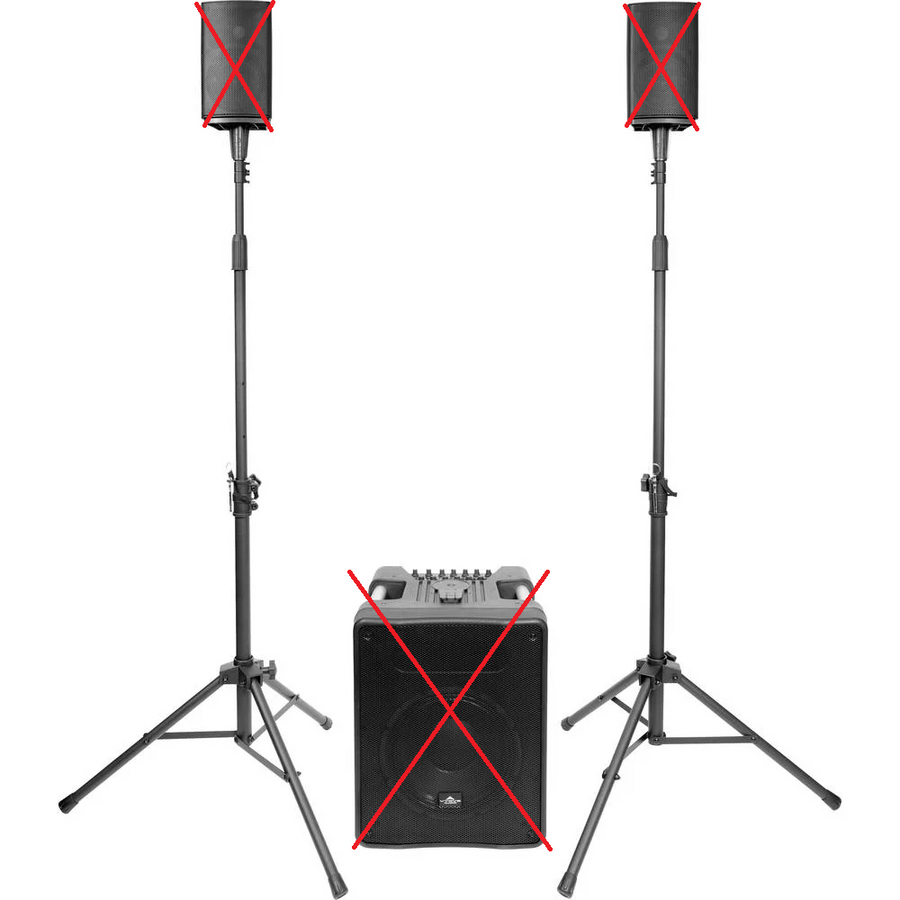 Vyrve Audio Mizar Aktives Pa Lautsprecher Set Bluetooth Subwoofer Unvollständig B-Ware - 4260292759567