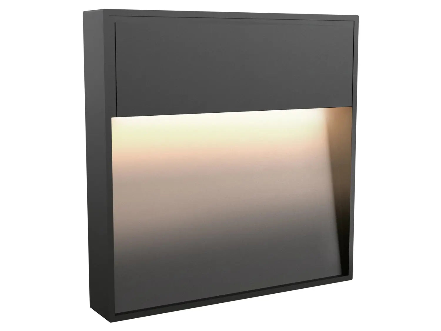 B-Ware Ssc Lu Xon Eleva Led Wandleuchte Treppenleuchte Anthrazit Eckig Warmweiß 230 V  - 4260295010238