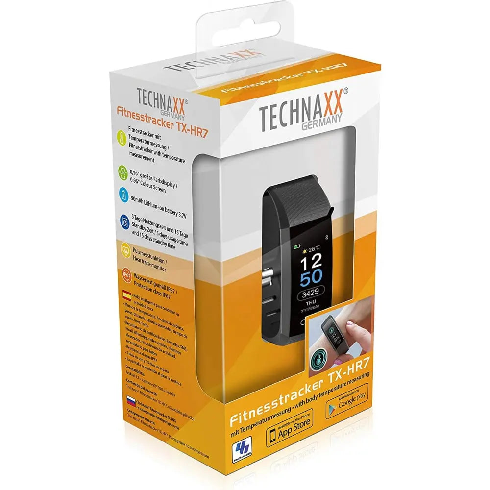 B-Ware Technaxx Fitnessarmband Fitness Tracker Bluetooth Körpertemperaturanzeige Uhr - 4260358124292